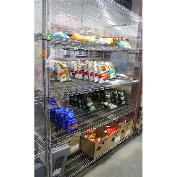STEEL METRO RACK 7' X 59" X 3'