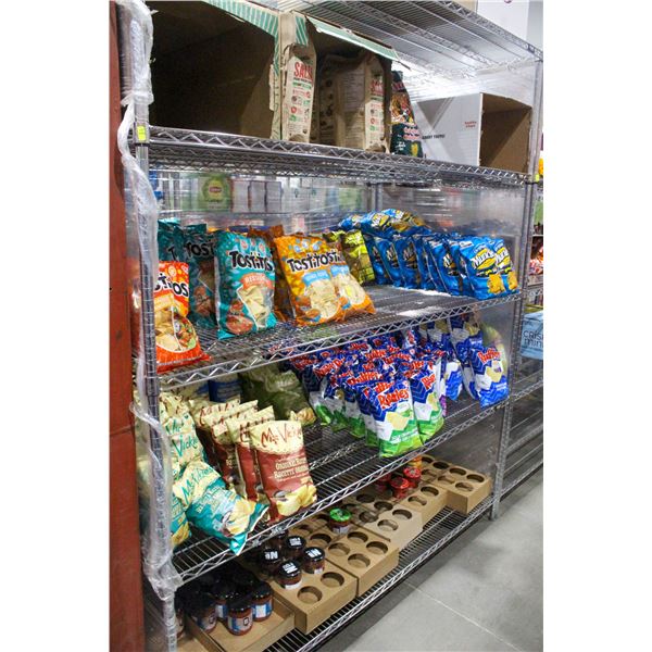 STEEL METRO RACK 7' X 59" X 3'