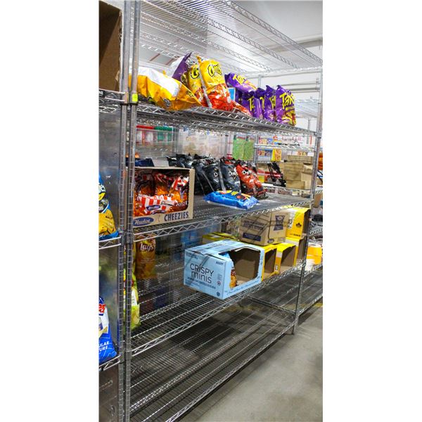 STEEL METRO RACK 7' X 59" X 3'