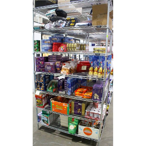 STEEL METRO RACK 7' X 4' X 2'