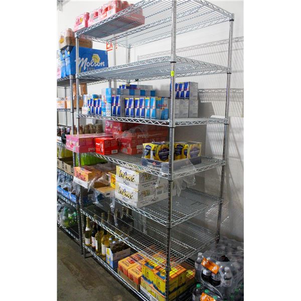 STEEL METRO RACK 7' X 4' X 2'
