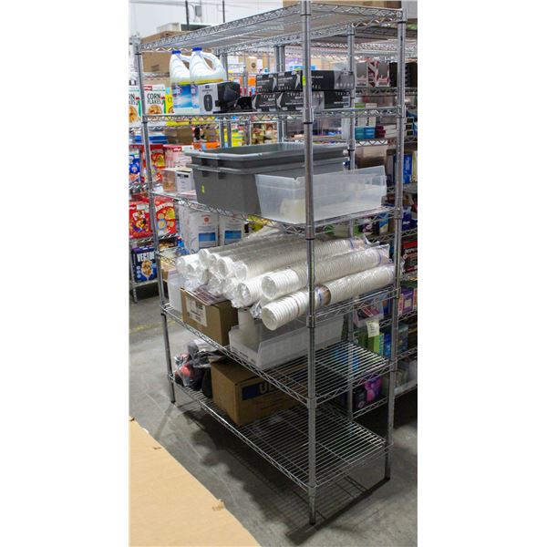 STEEL METRO RACK 6' X 4' X 18"