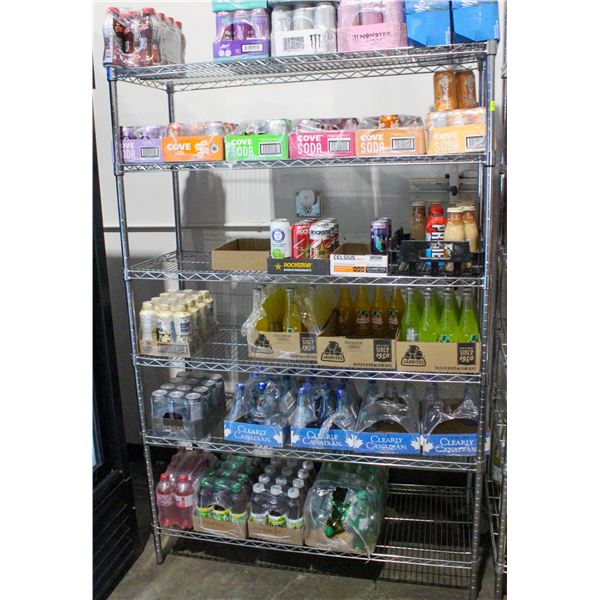 STEEL METRO RACK 6' X 4' X 18"