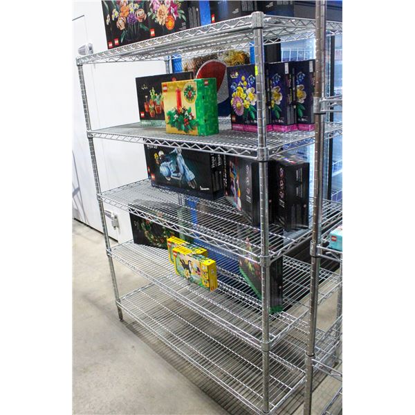 STEEL METRO RACK 63" X 4' X 2'