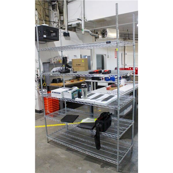 STEEL METRO RACK 7' X 59" X 2'