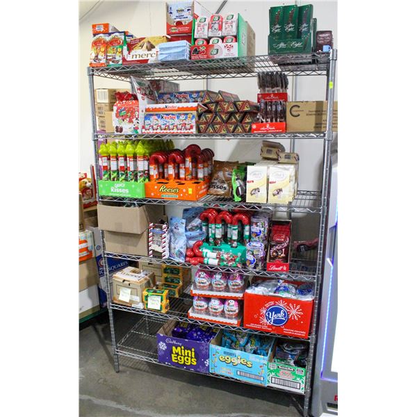 STEEL METRO RACK 6' X 4' X 18"