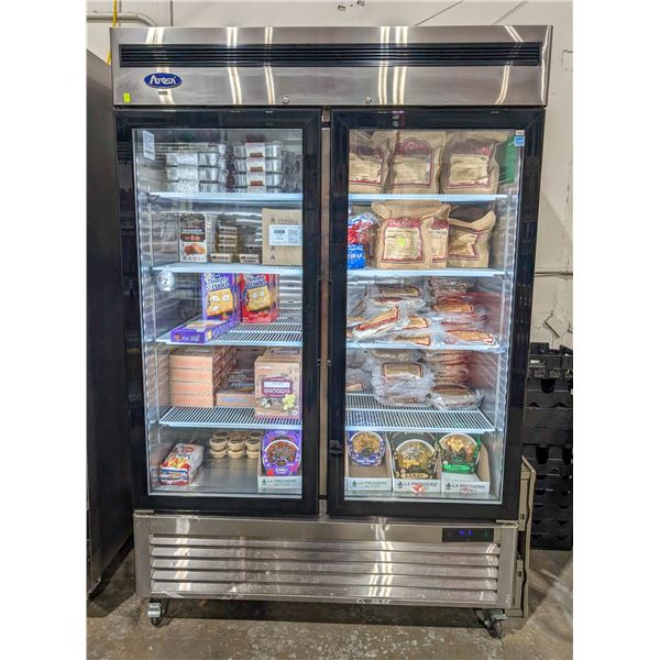 ATOSA COMMERCIAL DOUBLE GLASS DOOR FREEZER