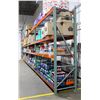 Image 1 : 4 SECTIONS OF PALLET RACKING INCLUDES 5 UPRIGHTS