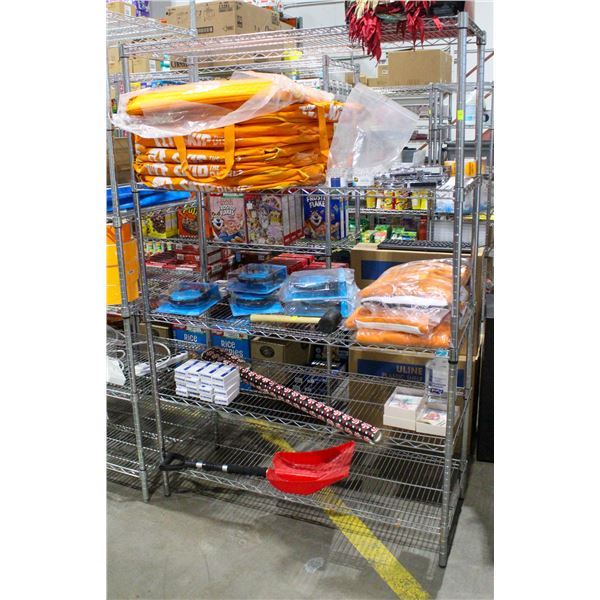 STEEL METRO RACK 6' X 4' X 18"