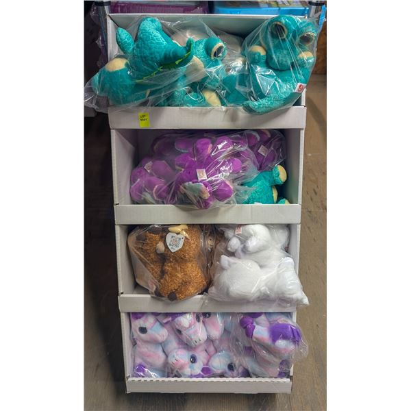 DISPLAY OF ASSORTED TY BABIES