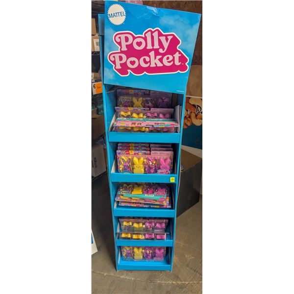 POLLY POCKET DISPLAY WITH CONTENTS