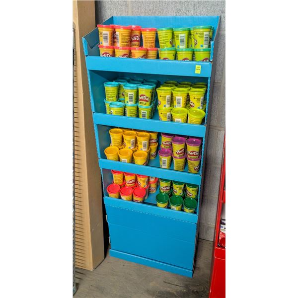 DISPLAY RACK OF PLAY-DOH