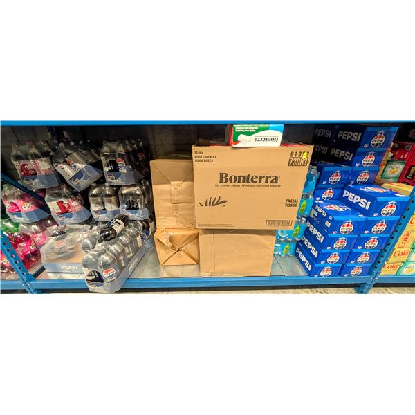LARGE LOT OF ASSORTED POP AND TOILET PAPER