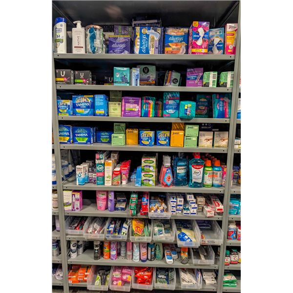 LARGE LOT OF DRUGSTORE GOODS INCLUDES FEMENINE