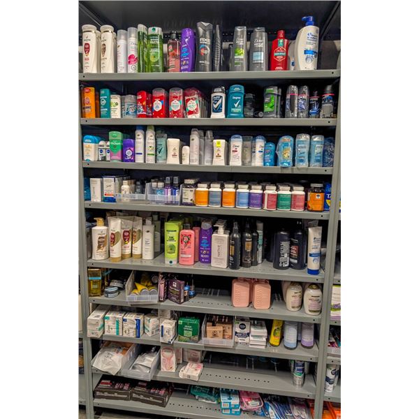 LARGE LOT OF DRUG STORE GOODS INCLUDES BODY WASHES