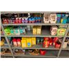 Image 4 : LARGE LOT OF COFFEE, TEA, DRINK FLAVORS, AND WIPES