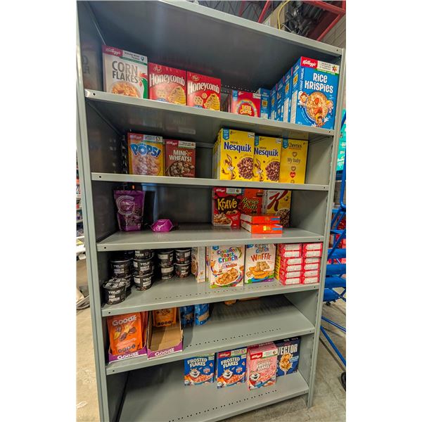LARGE LOT OF BREAKFAST CEREALS INCLUDES PROTEIN