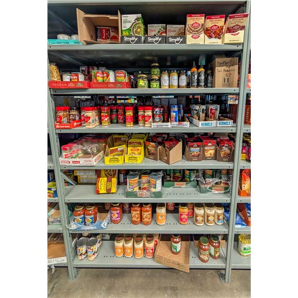 LARGE LOT OF SAUCES, SPICES AND MORE