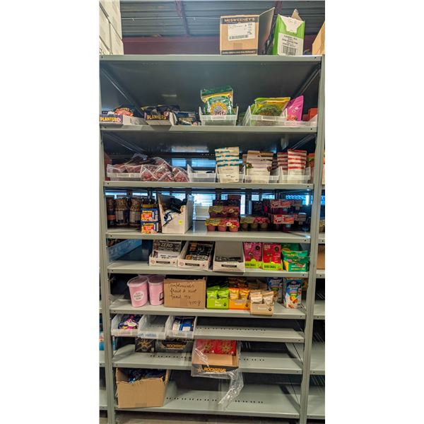 LARGE LOT OF SEEDS, SCHOOL SNACKS, AND ENERGY