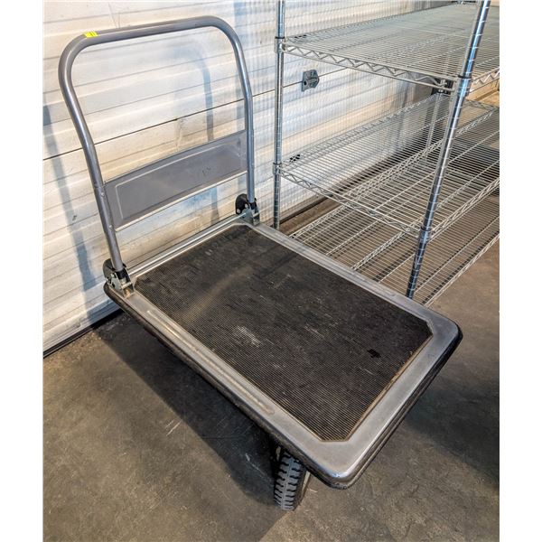 INDUSTRIAL 4 WHEEL FOLDING CART