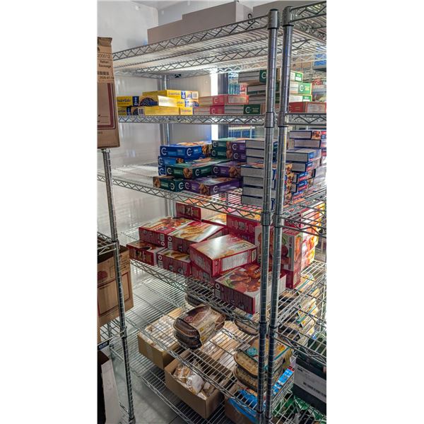 LARGE LOT OF FROZEN FOODS INCLUDES JANES CHICKEN