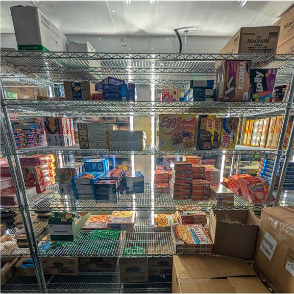 LARGE LOT OF FROZEN FOODS INCLUDES RISTORANTE