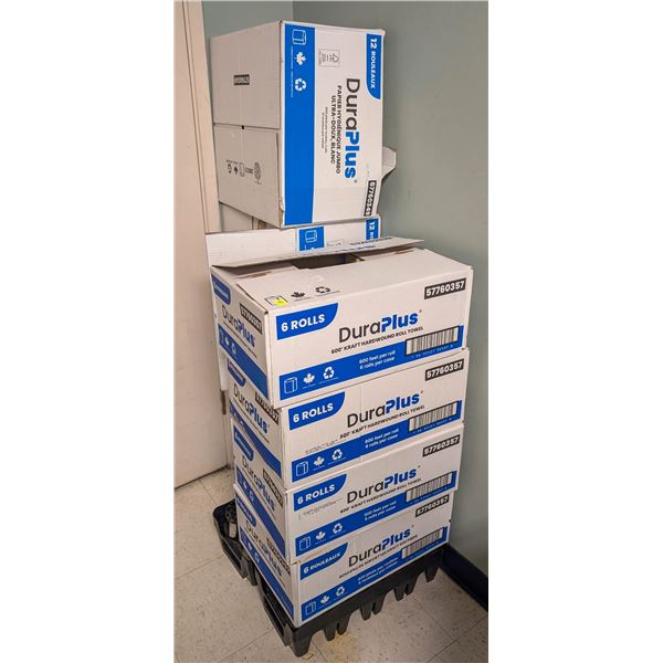 LARGE LOT OF DURAPLUS KRAFT HARDWOUND ROLL