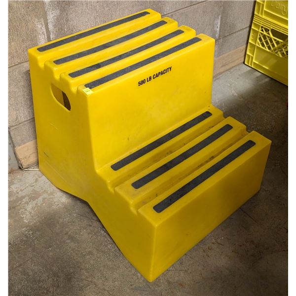 500LB CAPACITY TWO-STEP STEPSTOOL