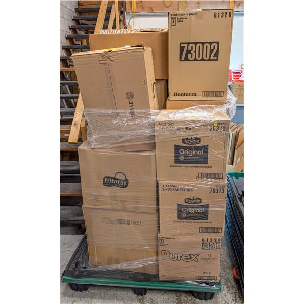 PALLET OF BATHROOM TISSUES