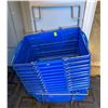 Image 1 : LOT OF BLUE SHOPPING BASKETS