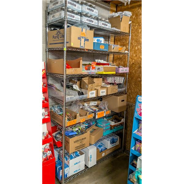 STEEL METRO RACK 4' X 18" X 86"