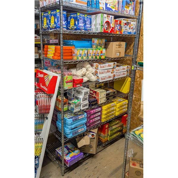 STEEL METRO RACK 4' X 18" X 72"
