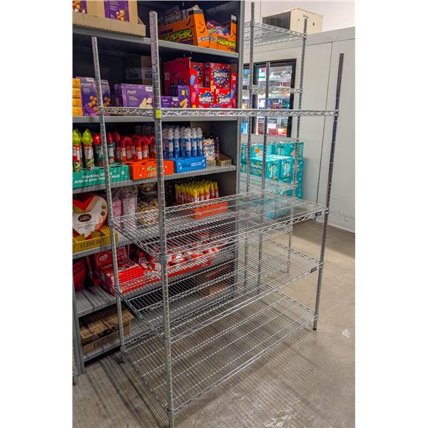 STEEL METRO RACK 48" X 24" X 72.5"