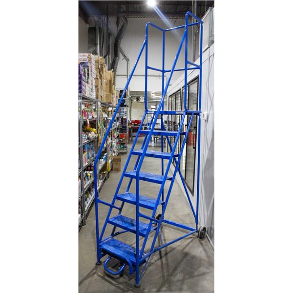 BLUE PORTABLE STAIRCASE