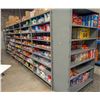 Image 2 : LARGE LOT OF STEEL INVENTORY RACKING 12 SECTIONS