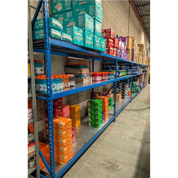 6 SECTIONS OF PALLET RACKING