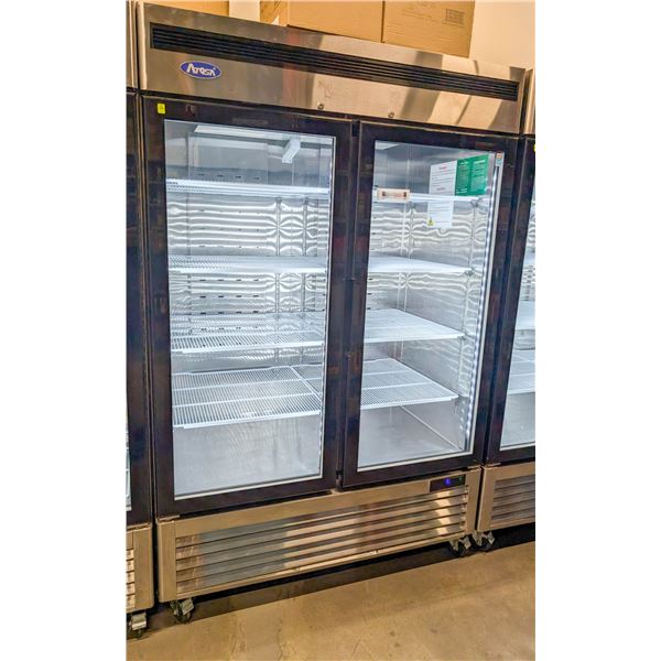 ATOSA STAINLESS STEEL 2 GLASS DOOR COOLER