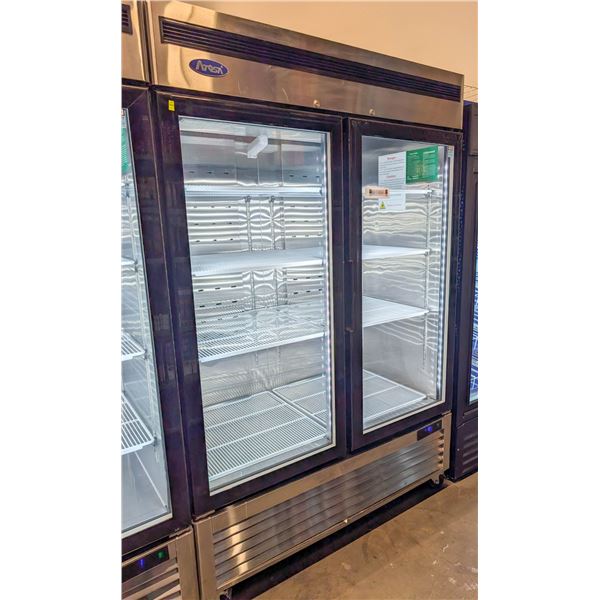 ATOSA STAINLESS STEEL 2 GLASS DOOR COOLER