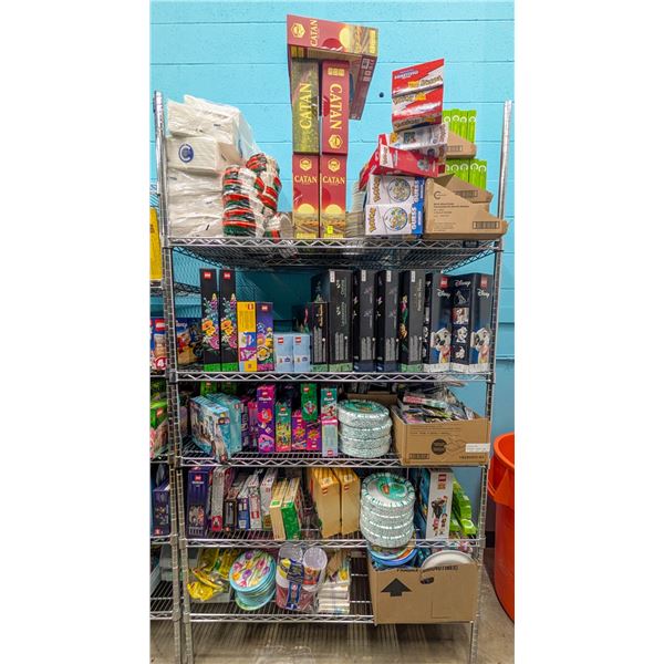 LARGE LOT OF ASSORTED NEW LEGO SETS, BOARDGAMES