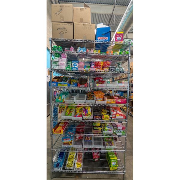 LARGE LOT OF CANDIES AND GUM INCLUDES HARIBO, `