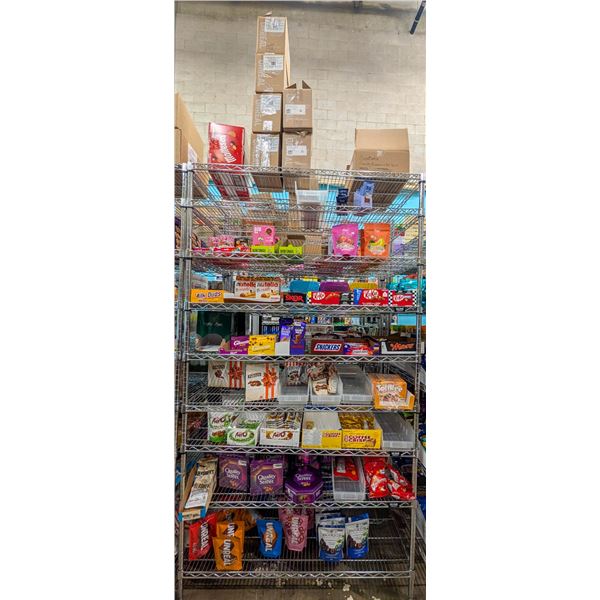 LARGE LOT OF FRUIT SNACKS AND CHOCOLATES INCLUDES