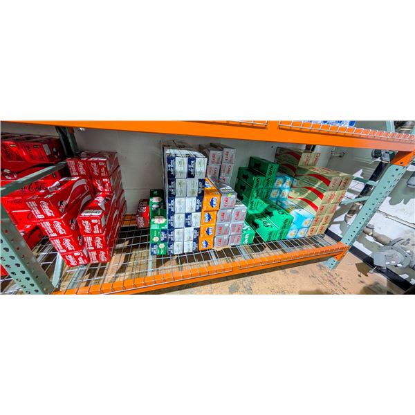 LARGE LOT OF ASSORTED POPS INCLUDES COCA-COLA