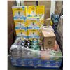 Image 1 : PALLET OF POP KITTY LITTER AND FIREWOOD