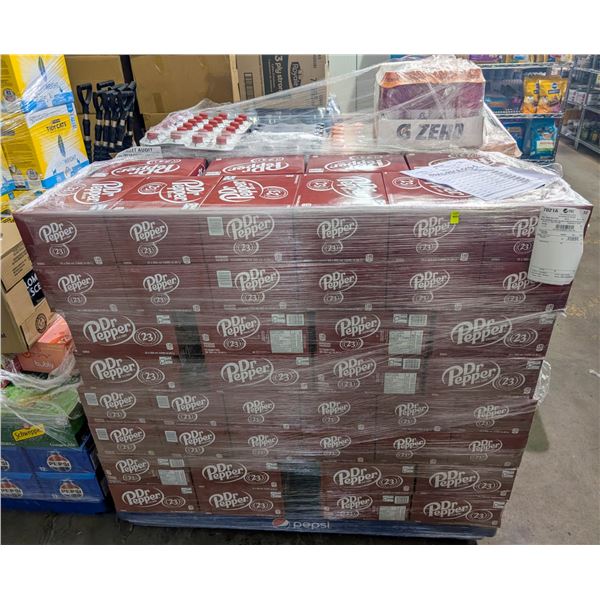 PALLET OF POP INCLUDES GATORADE, PEPSI
