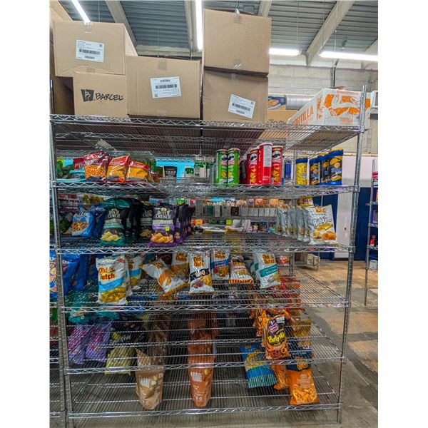 LARGE LOT OF CHIPS INCLUDES SIMPLY PROTEIN TORTILA
