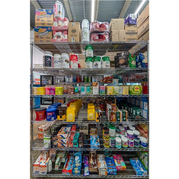 LARGE LOT OF HEALTH AND FITNESS CONSUMABLES INCLS