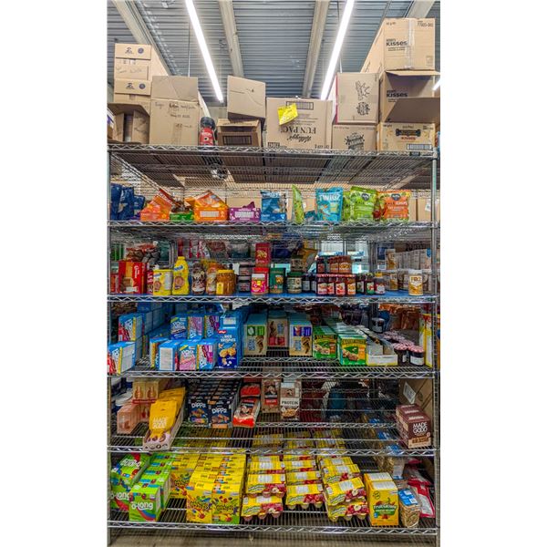 LARGE LOT OF SNACKS AND SPREADS INCLUDES NESCAFE