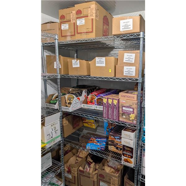 LARGE LOT OF FROZEN FOODS INCLUDES BUTTER CHICKEN
