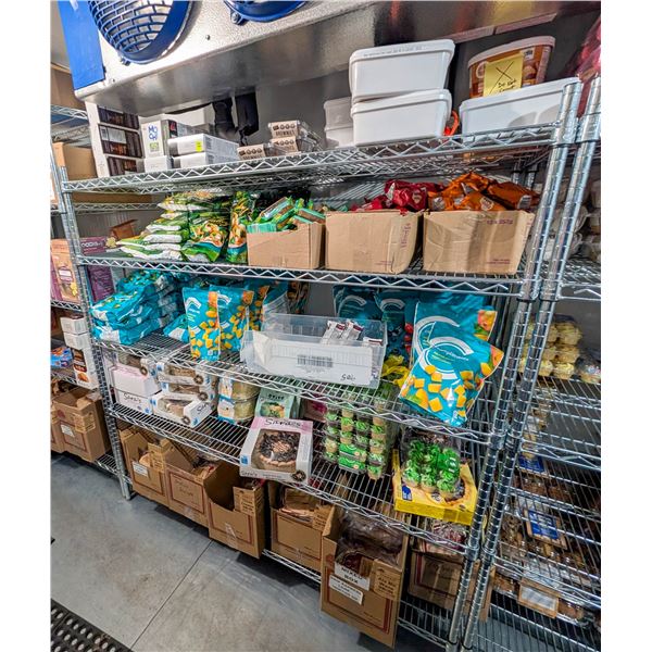 LARGE LOT OF FROZEN FOODS INCLUDES BROWNIES