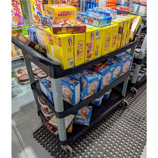 INVENTORY CART LOCATED IN COOLER